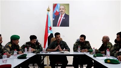 العميد الربيعي يترأس اجتماعًا استثنائيا بقادة قوات الحزام الأمني العاصمة عدن