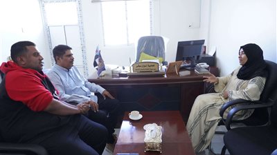 هيئة الإغاثة تبحث مع انتقالي حضرموت التنسيق المشترك