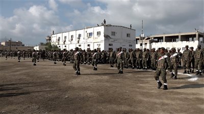 قوات الحزام الأمني بالعاصمة عدن تدشن العام التدريبي 2024 