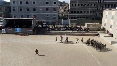 قوات الحزام الأمني بلبعوس يافع تدشن عامها التدريبي 2024