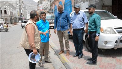 السلطة المحلية بصيرة تسلم موقع مشروع تصريف مياه الأمطار بمجرى السيلة بالمديرية