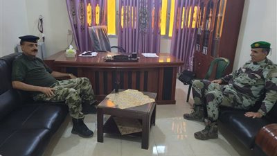 مدير أمن لحج يبحث مع قائد قوات الأمن الخاصة جهود التنسيق الأمني المشترك