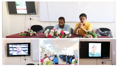 جامعة أبين تحتفي بيوم اللغة الأم بمشاركة جامعة جزائرية