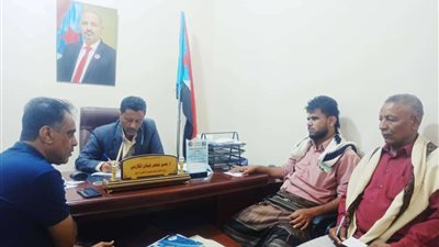رئيس تنفيذية انتقالي أبين يلتقي نائب مدير مكتب رعاية الشهداء والجرحى بالمحافظة
