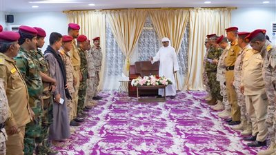 البحسني يشيد بجهود قيادة المنطقة العسكرية الثانية