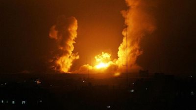 القوات الأمريكية والبريطانية تشن غارات على ألوية الصواريخ الحوثية في صنعاء