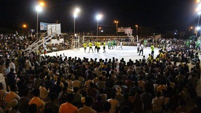 فوز التحالف بالمحيضرة واتحاد النويدرة في بطولة عيد الفطر للكرة الطائرة بتريم