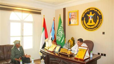 العميد المحمدي يطلع على نشاطات القيادة المحلية للانتقالي بمديرية حجر