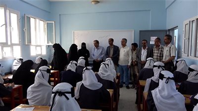 تدشين الامتحانات النهائية للعام الدراسي الجاري لصفوف النقل الأساسي بشبوة