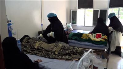 تزايد الإصابات بالكوليرا في ظل شحة الإمكانيات لمجابهة الوباء بخنفر أبين 