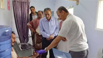 أمين محلي شبوة يتفقد سير العمل في المركز الوطني لعلاج الأورام