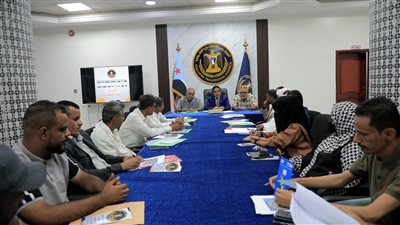 لقاء تشاوري للأمانة العامة مع رؤساء إدارات الشؤون الاجتماعية بمحافظات الجنوب