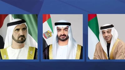 رئيس دولة الإمارات ونائباه يهنئون رئيس الجابون بذكرى الاستقلال