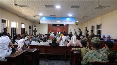 المحكمة الجزائية تعقد جلستها السابعة في محاكمة قتلة الشيخ العدني