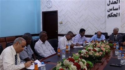 لجنة رئاسية تتفقد أوضاع القضاة بمحكمة استئناف حضرموت