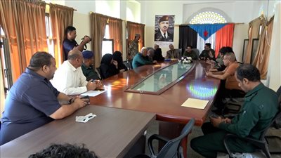 تدشين المرحلة الثانية من تركيب كاميرات المراقبة في مديرية صيرة بعدن