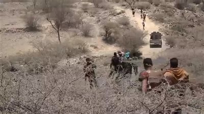 مدفعية القوات الجنوبية تسكت نيران مليشيا الحوثي في جبهة القرين الحدودية