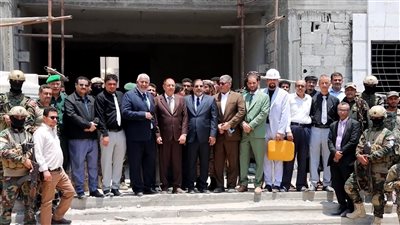 رئيس مجلس القضاء ووزير العدل يتفقدان مشروع مبنى محكمة المنصورة الابتدائية بعدن