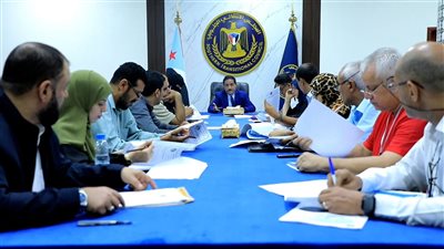 الأمانة العامة تناقش المستجدات بحضرموت والضربات الأمريكية على الحوثيين