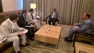 البحسني يبحث مع سفيرة المملكة المتحدة مستجدات الأوضاع المحلية والإقليمية