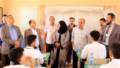 تدشين امتحانات الثانوية العامة للعام الدراسي 2024-2025م بالعاصمة عدن