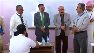 قيادة حضرموت تطلع على سير امتحانات الثانوية وتثمن جهود الكوادر التربوية