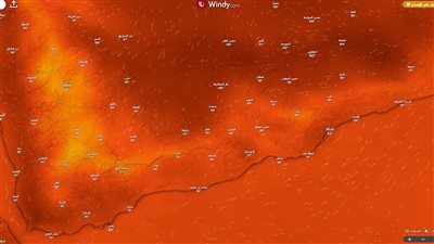 الأرصاد يتوقع استمرار الأجواء الحارة على المناطق الساحلية