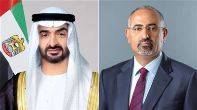 الرئيس الزُبيدي يُهنئ الشيخ محمد بن زايد بمناسبة يوم 