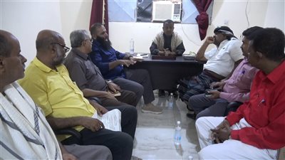 لجنة الاستلام والتسليم تبدأ عملها في فرع الهيئة العامة للأراضي بأبين