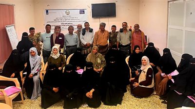 اختتام ورشة عمل بلحج حول نظام الإحالة بين مراكز الشرطة ومقدمي الخدمات