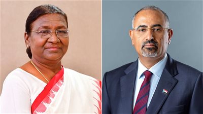 الرئيس الزُبيدي يهنئ رئيسة الهند بمناسبة ذكرى استقلال بلادها