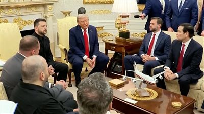 ترامب يستقبل زيلينسكي والقادة الأوروبيون في البيت الأبيض لمناقشة إنهاء الحرب الأوكرانية