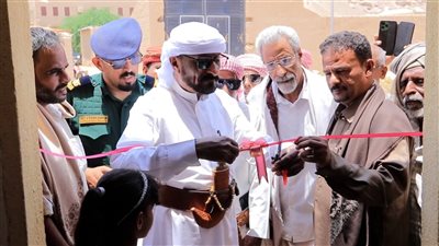 مدير عام شبام يدشن مشاريع تعليمية بالتزامن مع انطلاق العام الدراسي الجديد