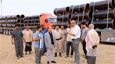  بدء تنفيذ مشروع الصرف الصحي الاستراتيجي في عدن