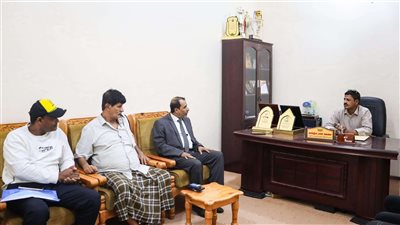 فريق التوجيه والرقابة الرئاسي يناقش واقع قطاع الشباب والرياضة بالمهرة