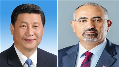 الرئيس الزُبيدي يهنئ رئيس جمهورية الصين الشعبية بذكرى التأسيس الـ76