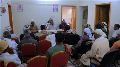 انتقالي سيئون يناقش تحضيرات فعالية 14 أكتوبر بشبام