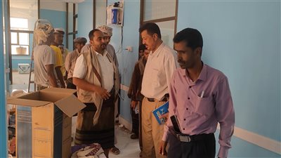 مدير عام رضوم بشبوة يشيد بمستوى الإنجاز بمستوى العمل بمستشفى رضوم 