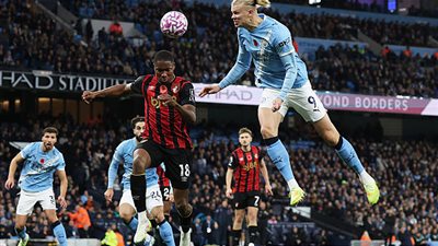 الدوري الإنجليزي.. هالاند يقود مانشستر سيتي للفوز على بورنموث