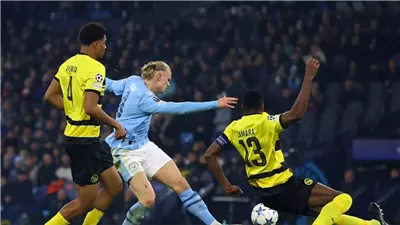 دوري أبطال أوروبا.. مانشستر سيتي يقسو على دورتموند برباعية