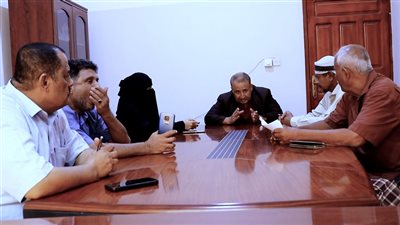 فريق التوجيه والرقابة الرئاسي يطلع على مهام مكتب التخطيط والتعاون الدولي في لحج