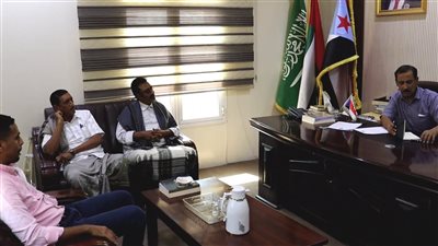 باتيس يطلع على الأوضاع بمديرية الريدة وقصيعر في حضرموت