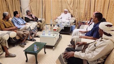 الكثيري يبحث مع عدد من أعضاء الجمعية الوطنية مستجدات الأوضاع في وادي حضرموت 