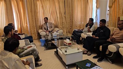 باعوم يناقش مع شركة الغاز حلول أزمة الإمدادات وضبط الأسعار بوادي حضرموت