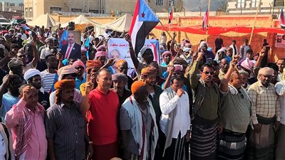 استمرار الاعتصام المفتوح في مدينة حديبو بسقطرى للمطالبة بإعلان الاستقلال الثاني