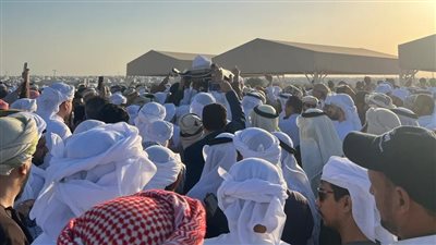 في موكب جنائزي مهيب.. تشييع جثمان الرئيس الراحل 
