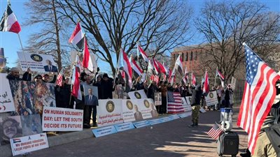 وقفة احتجاجية للجالية الجنوبية أمام البيت الأبيض لمطالبة واشنطن بدعم استقلال الجنوب