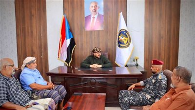 الجفري يلتقي قائد المقاومة الجنوبية بحضرموت