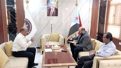 هرهرة يلتقي رئيس تنفيذية انتقالي حضرموت ويبحثان مستجدات المحافظة
