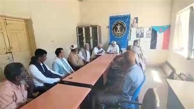 انتقالي حجر يناقش المشاركة في مليونية التعبئة الشعبية